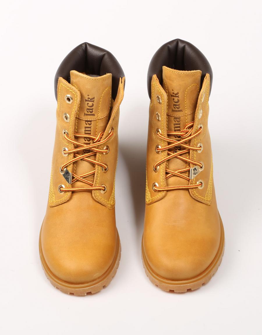 BOTINES PANAMA JACK PANAMA en color Cuero