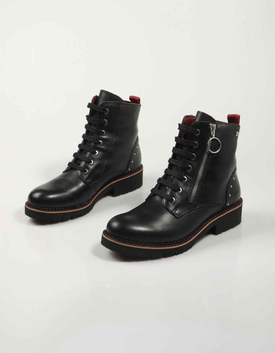 BOTINES PIKOLINOS VICAR WOV-8610 en color Negro