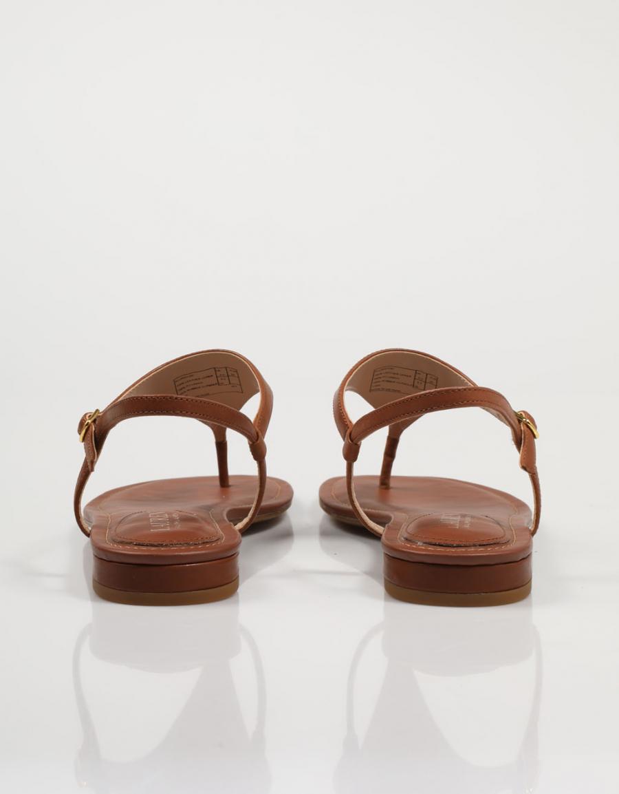 SANDALIAS POLO RALPH LAUREN ELLINGTON en color Cuero