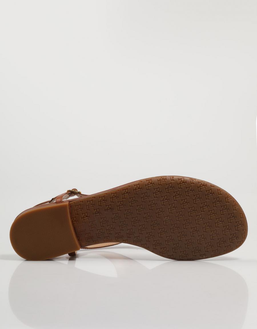 SANDALIAS POLO RALPH LAUREN ELLINGTON en color Cuero