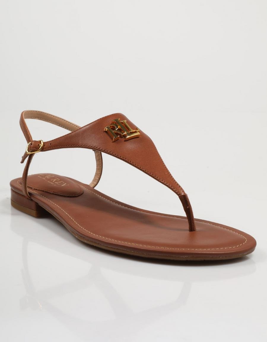 SANDALIAS POLO RALPH LAUREN ELLINGTON en color Cuero