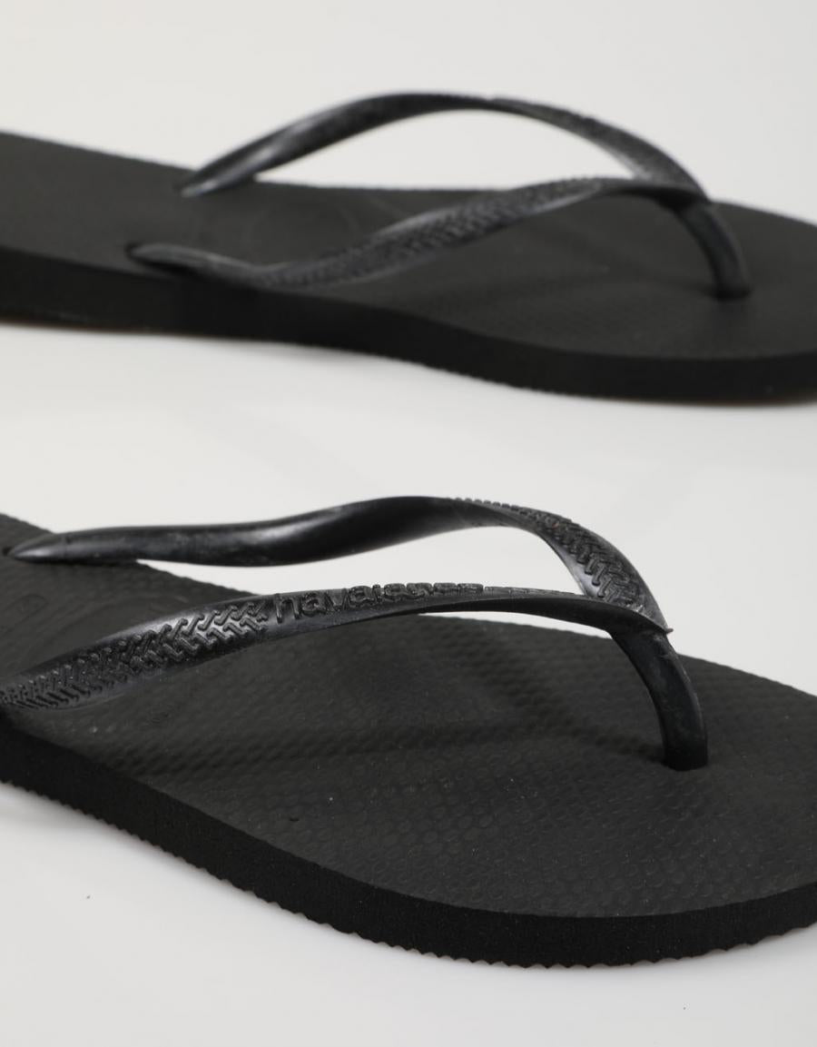 CHANCLAS HAVAIANAS SLIM en color Negro