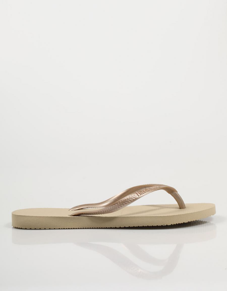 CHANCLAS HAVAIANAS SLIM en color Beige