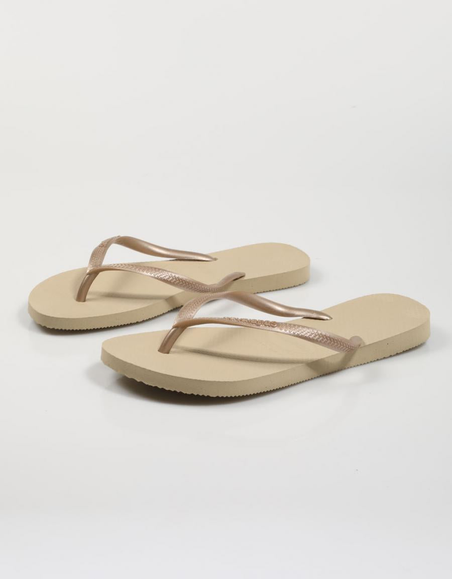 CHANCLAS HAVAIANAS SLIM en color Beige