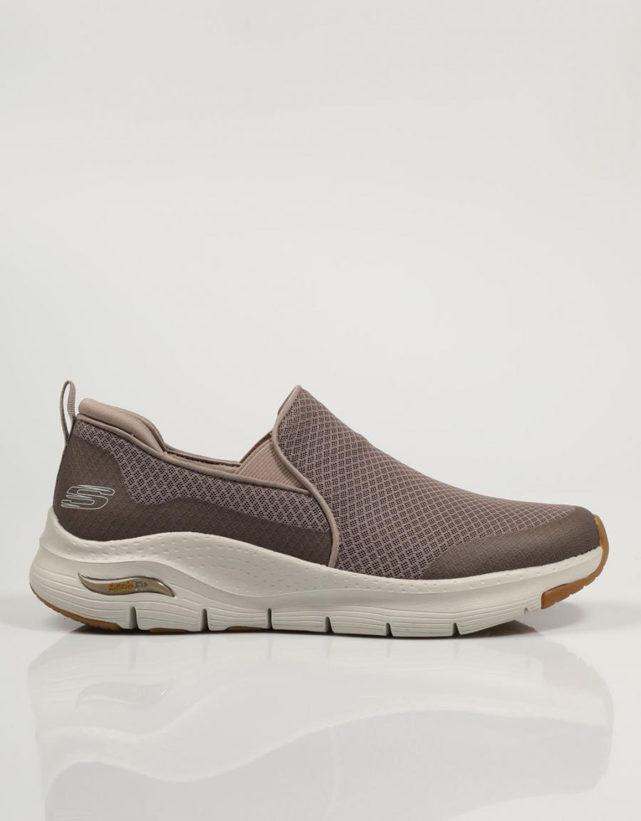 ZAPATILLAS SKECHERS ARCH en color Beige