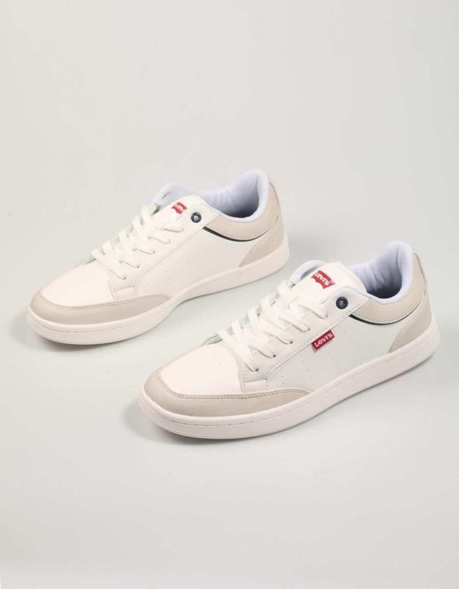 ZAPATOS SPORT LEVIS BILLY en color Blanco