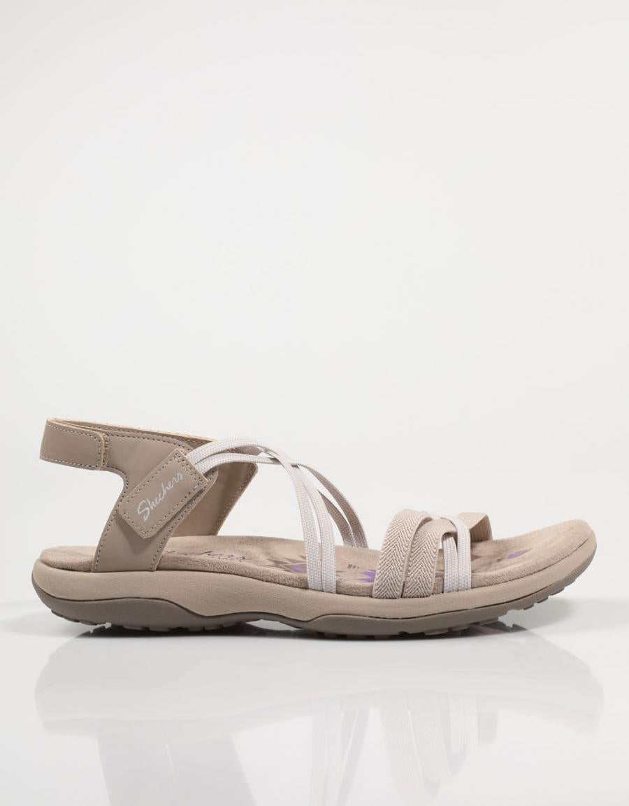 SANDALIAS SKECHERS 163112 REGGAE SLIM - TAKES TWO en color Beige