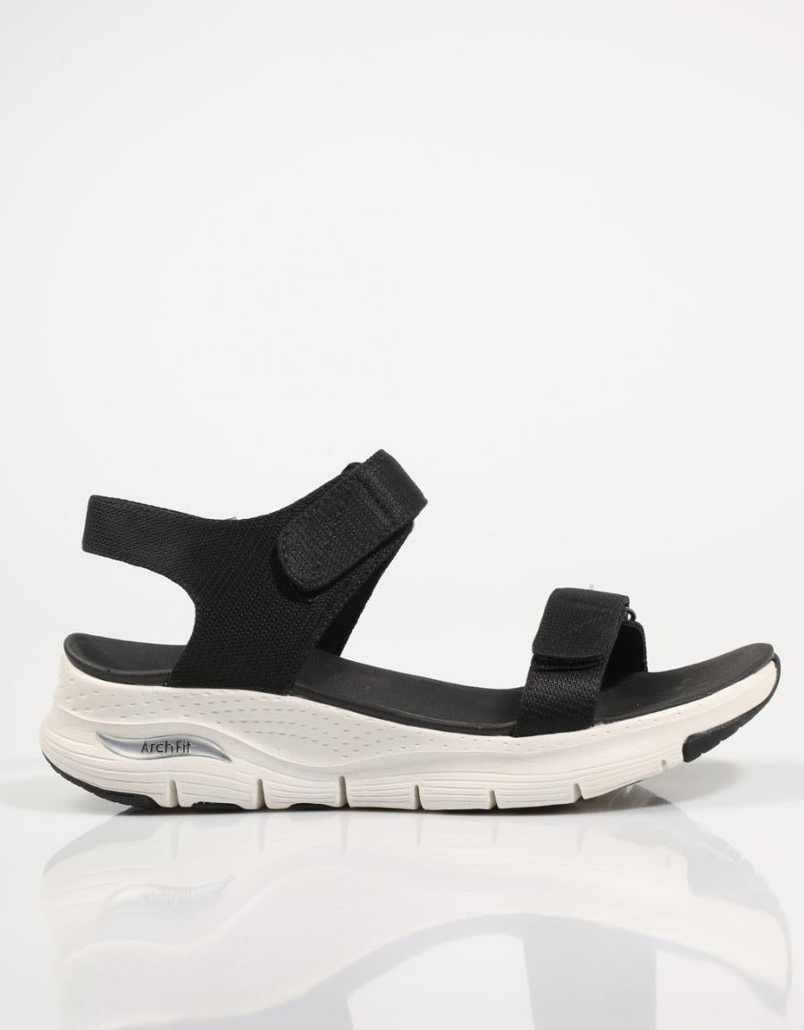 SANDALIAS SKECHERS 119247 ARCH FIT TOURISTY en color Negro