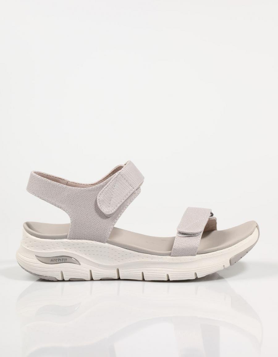 SANDALIAS SKECHERS 119247 ARCH FIT TOURISTY en color Taupe