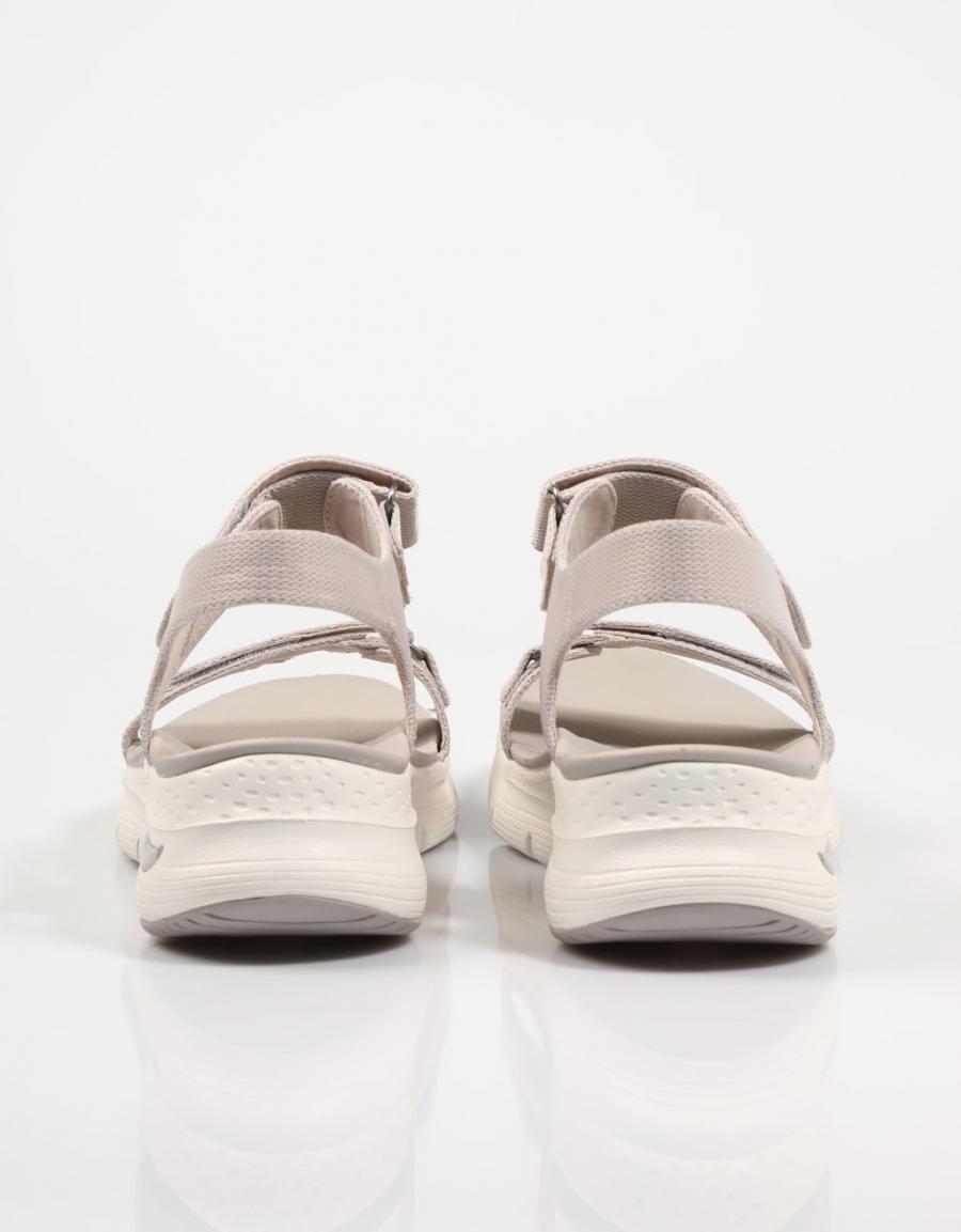 SANDALIAS SKECHERS 119247 ARCH FIT TOURISTY en color Taupe