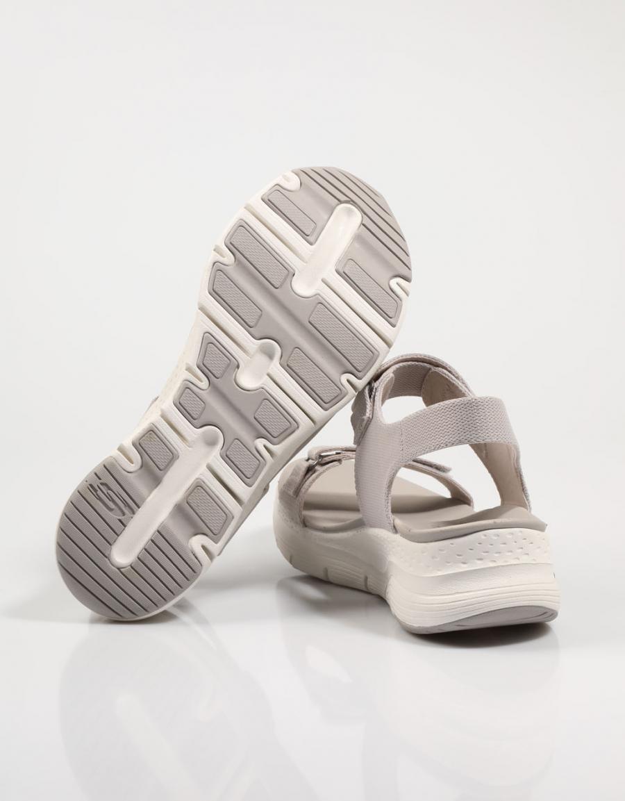 SANDALIAS SKECHERS 119247 ARCH FIT TOURISTY en color Taupe