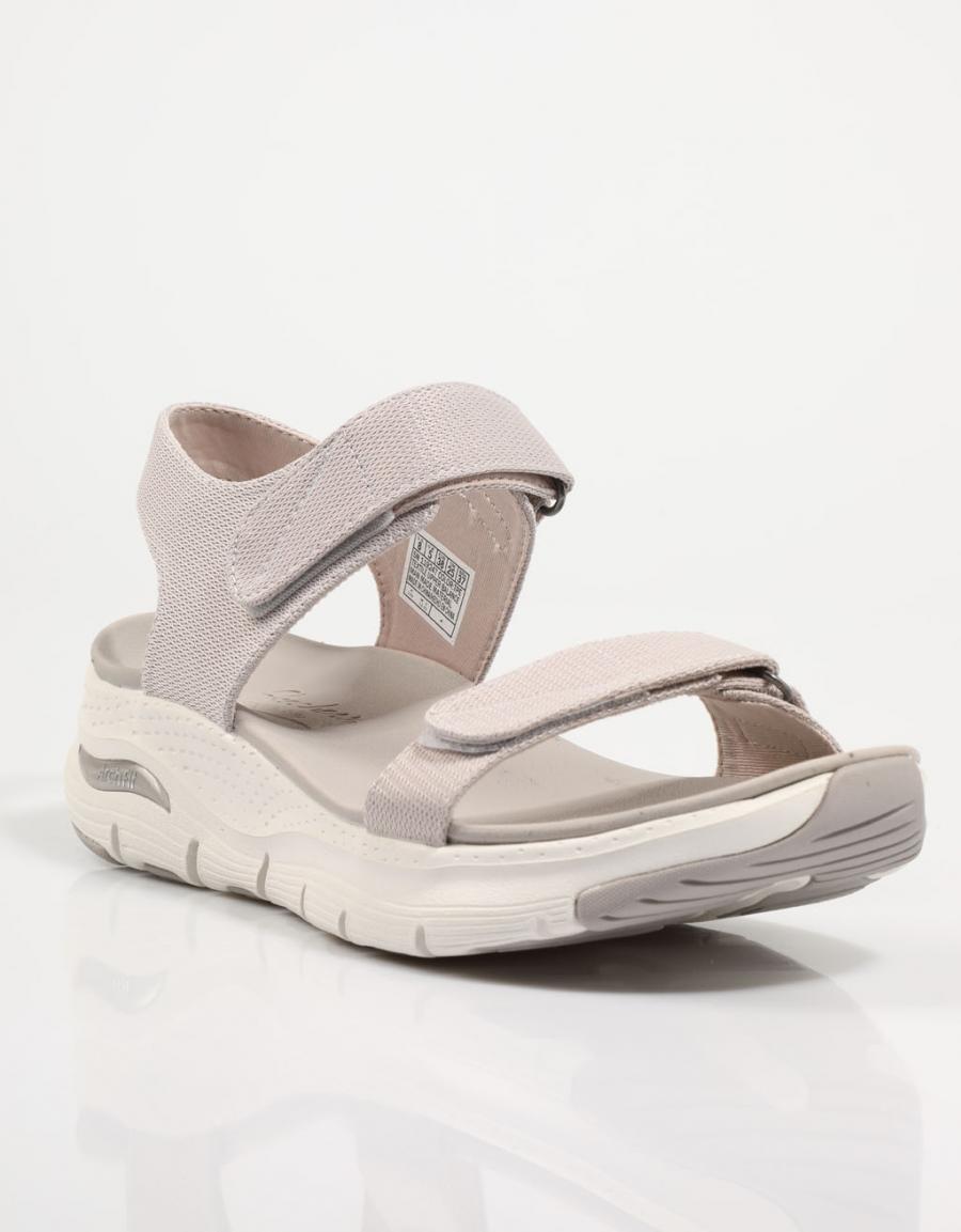 SANDALIAS SKECHERS 119247 ARCH FIT TOURISTY en color Taupe