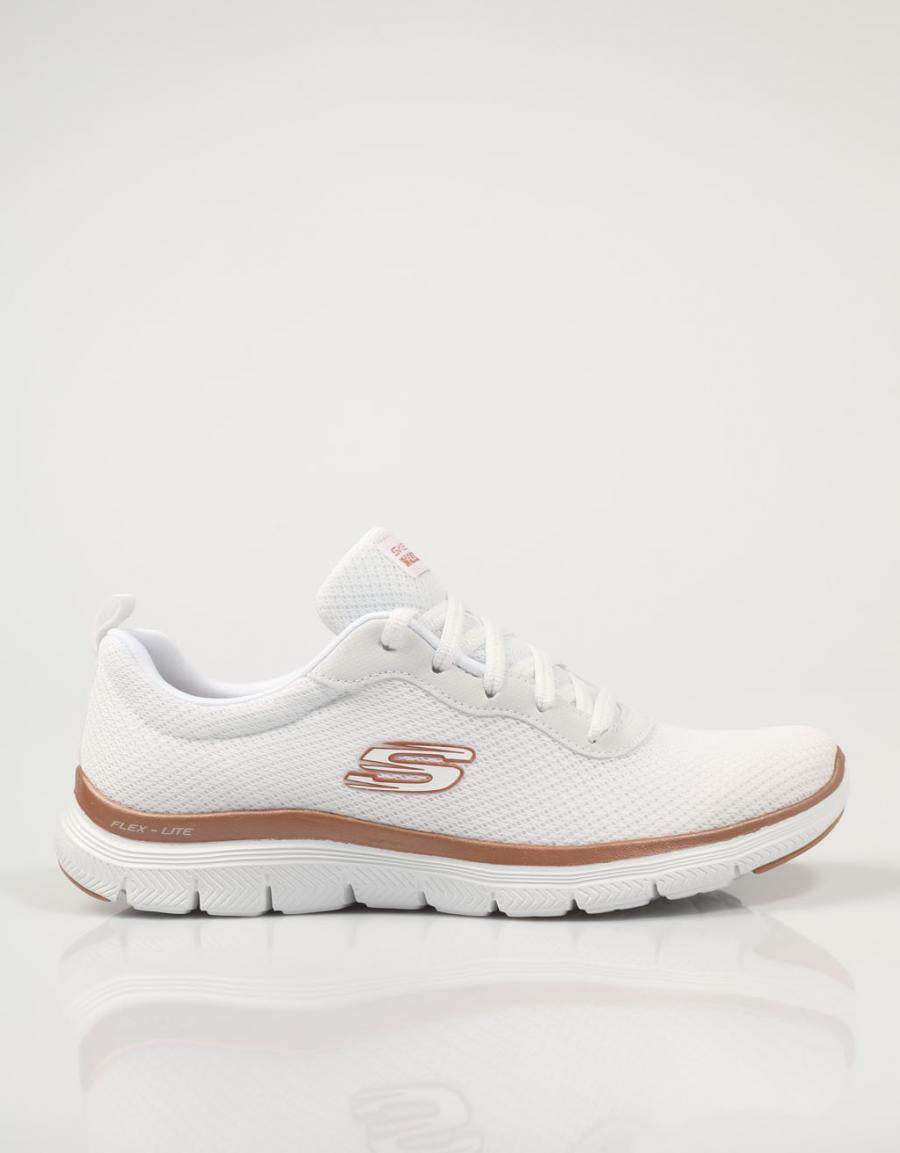 ZAPATILLAS SKECHERS 149303  FLEX APPEAL 4.0 - BRILL en color Blanco