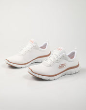 ZAPATILLAS SKECHERS 149303  FLEX APPEAL 4.0 - BRILL en color Blanco