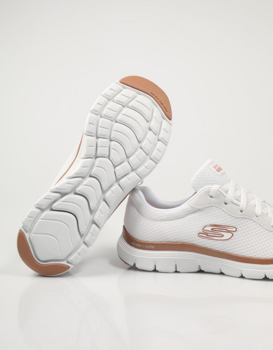 ZAPATILLAS SKECHERS 149303  FLEX APPEAL 4.0 - BRILL en color Blanco