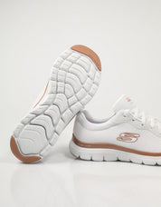 ZAPATILLAS SKECHERS 149303  FLEX APPEAL 4.0 - BRILL en color Blanco