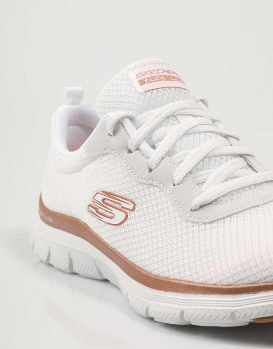 ZAPATILLAS SKECHERS 149303  FLEX APPEAL 4.0 - BRILL en color Blanco