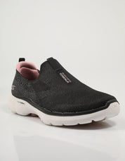 ZAPATILLAS SKECHERS 124502  GOWALK 6 GLIMERI en color Negro