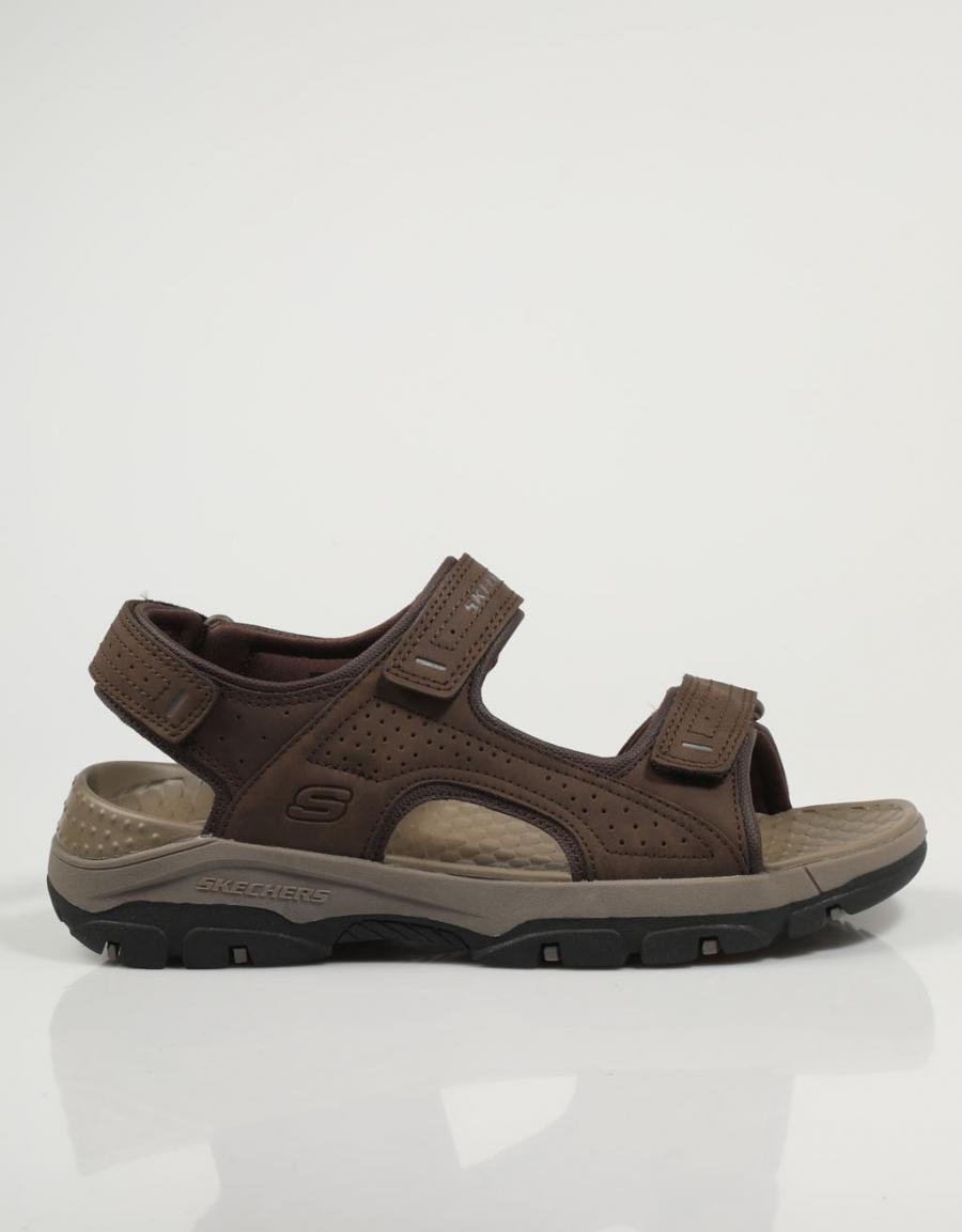 SANDALIAS SKECHERS 204105 RELAXED FIT TRESMEN GARO en color Marron