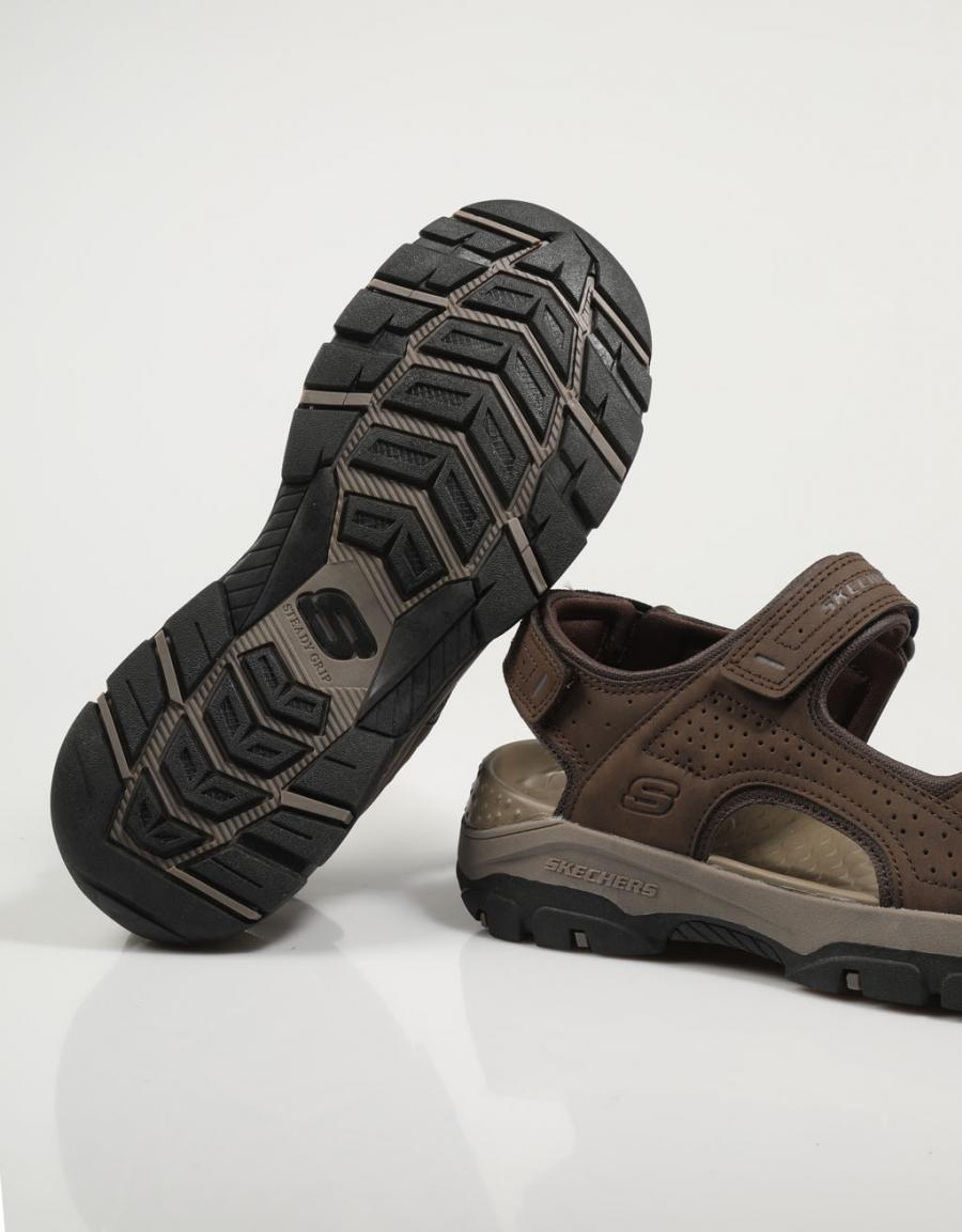SANDALIAS SKECHERS 204105 RELAXED FIT TRESMEN GARO en color Marron