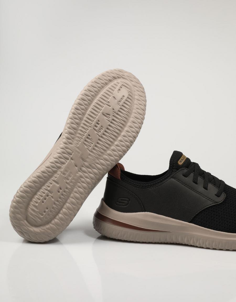 ZAPATOS SPORT SKECHERS 210239 en color Negro