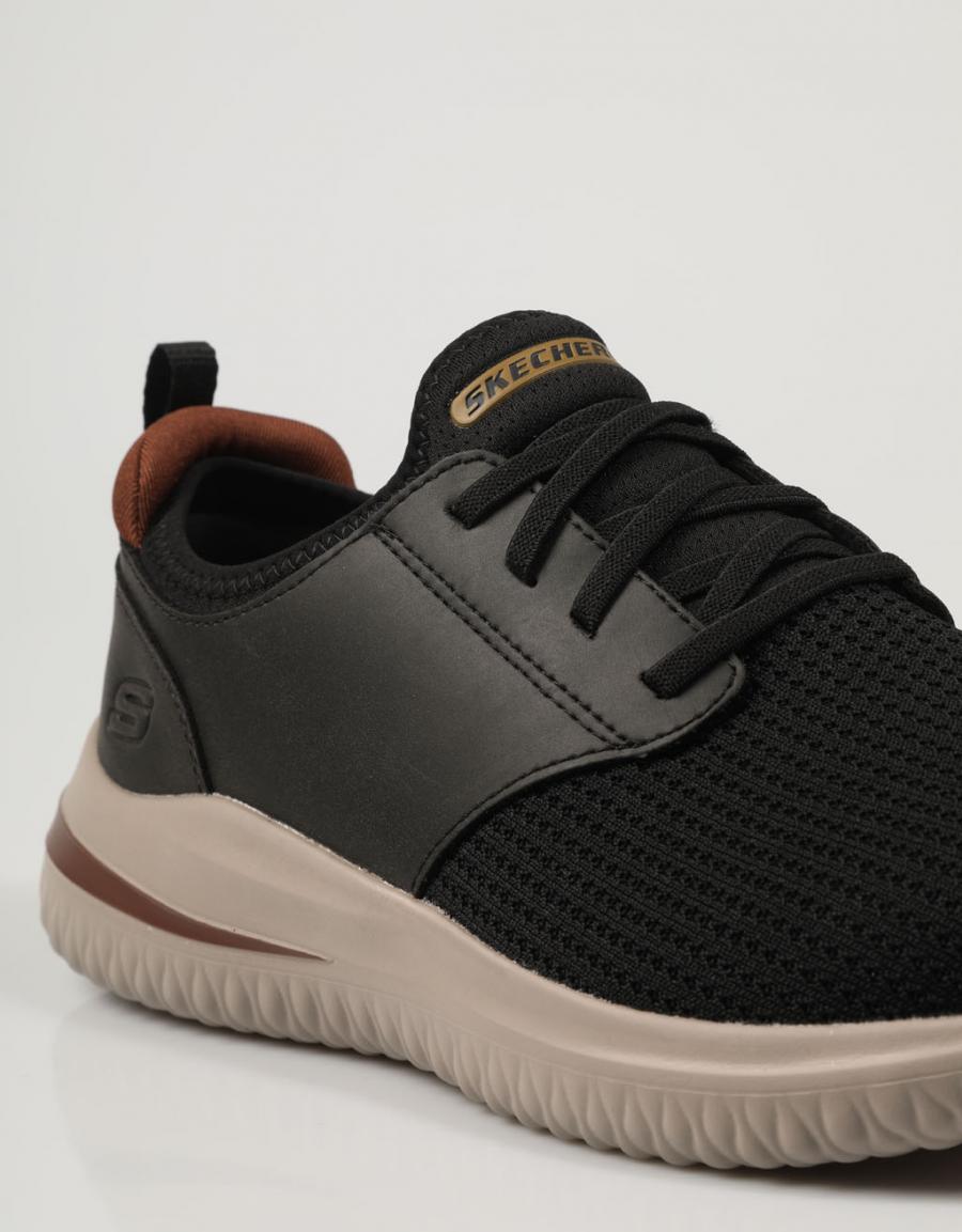 ZAPATOS SPORT SKECHERS 210239 en color Negro