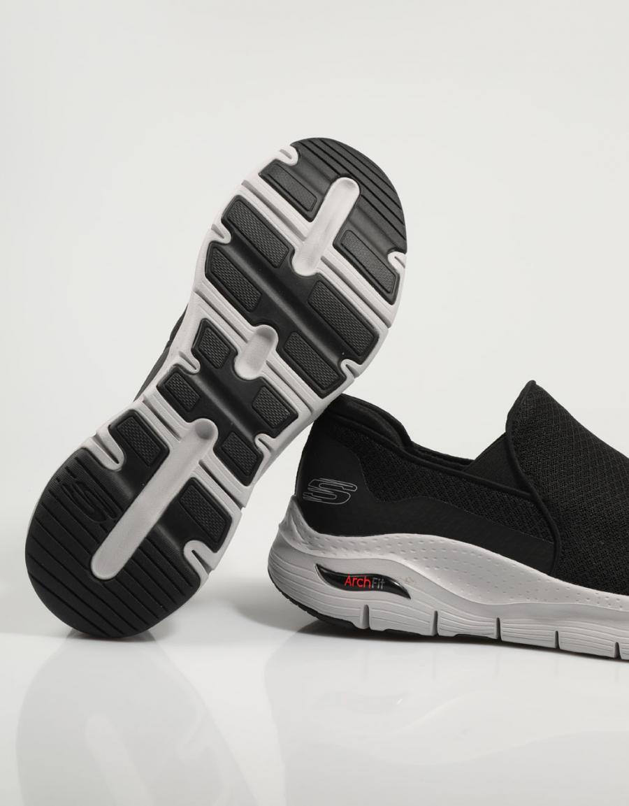 MOCASINES SKECHERS 232043 en color Negro