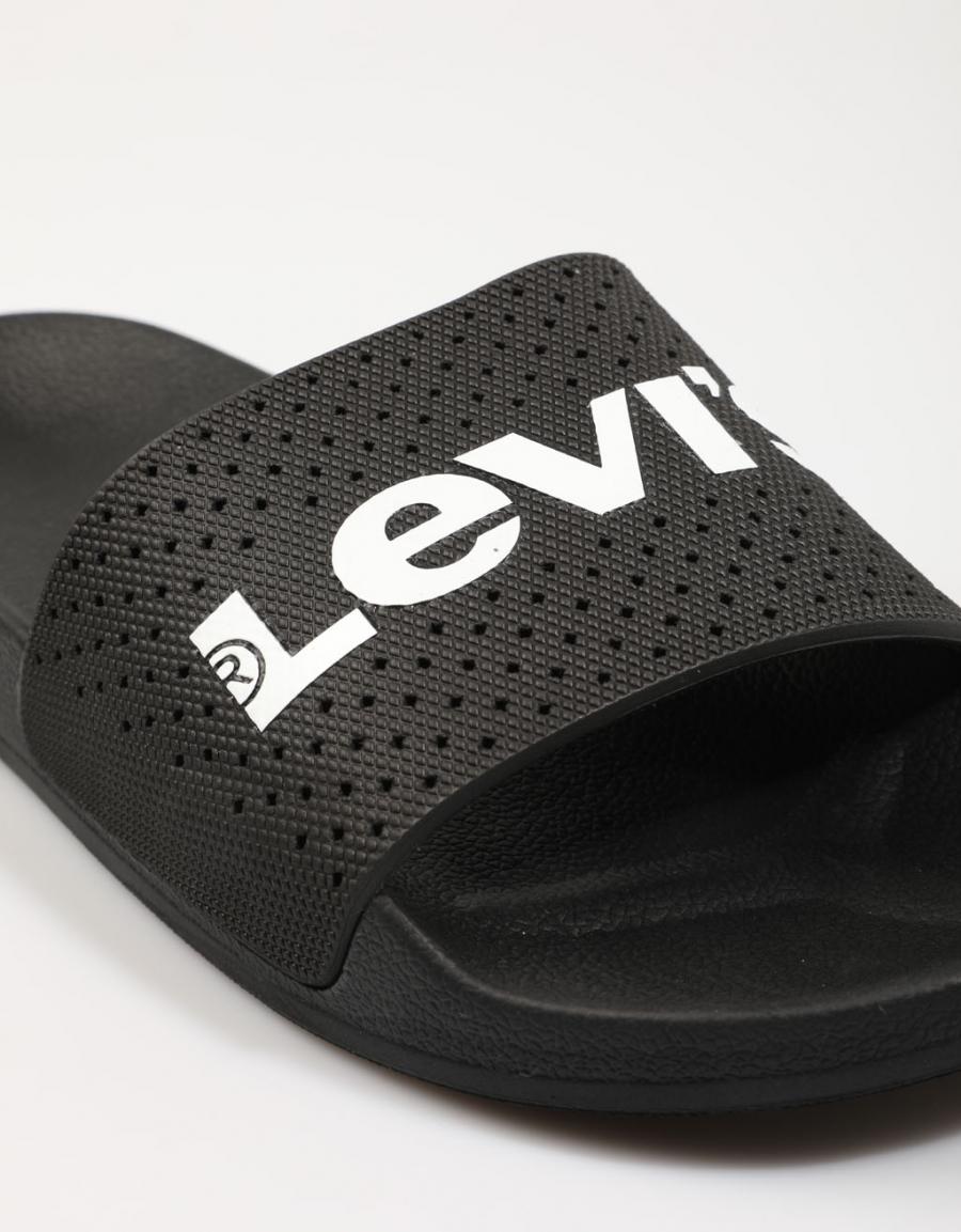 CHANCLAS LEVIS JUNE PERF en color Negro