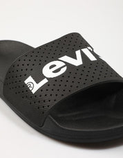 CHANCLAS LEVIS JUNE PERF en color Negro