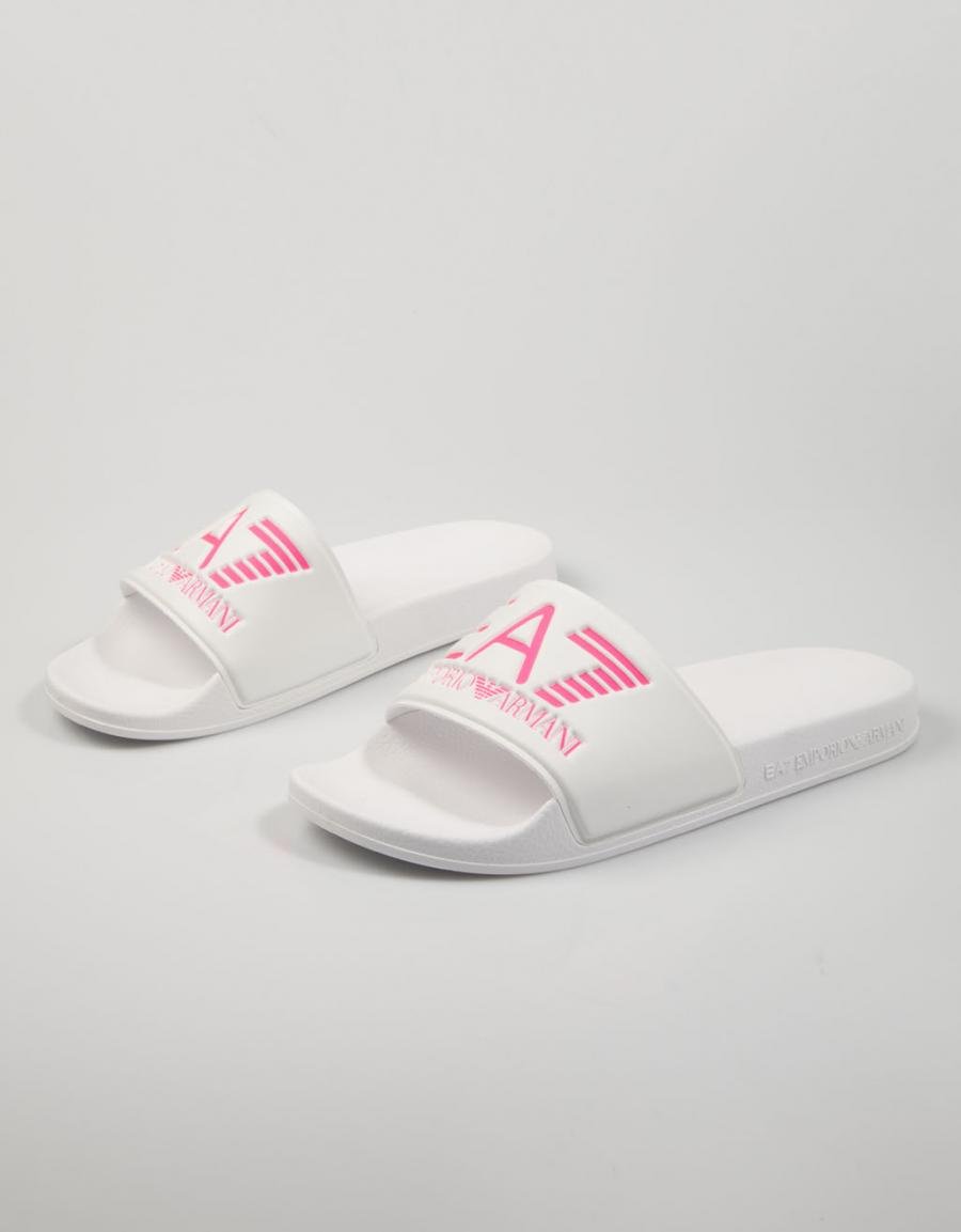 CHANCLAS ARMANI EA7 XCP001 en color Fuxia