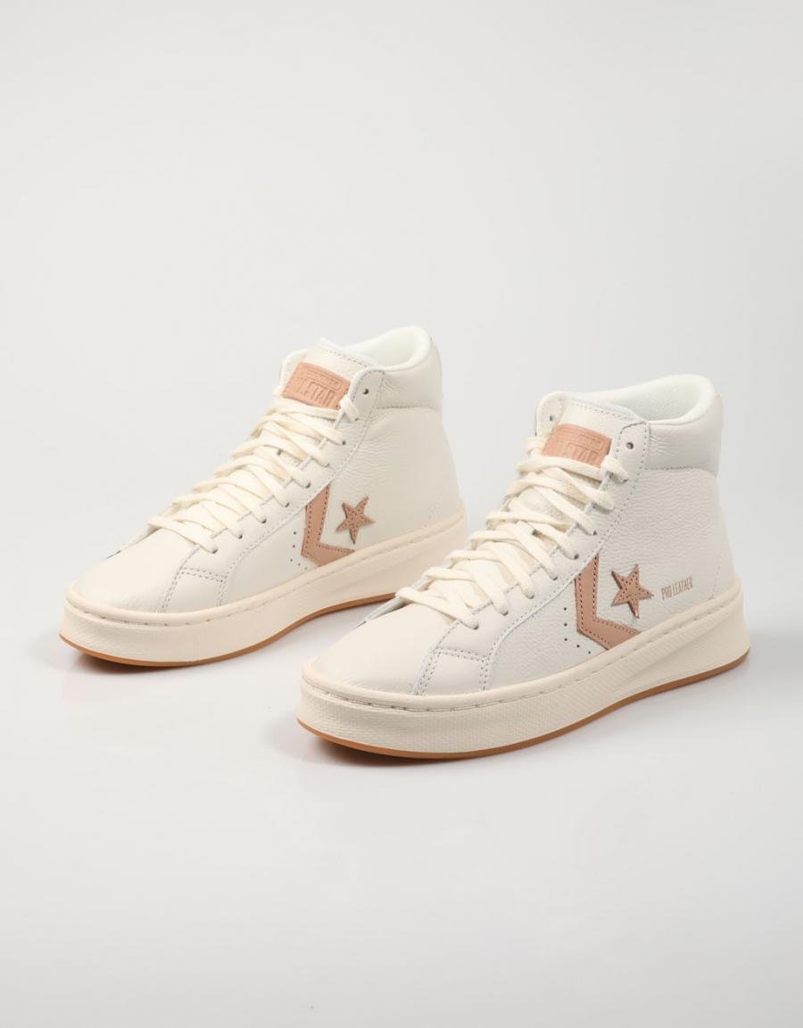 ZAPATILLAS CONVERSE PRO LEATHER LIFT NEUTRAL CRAFTED en color Blanco