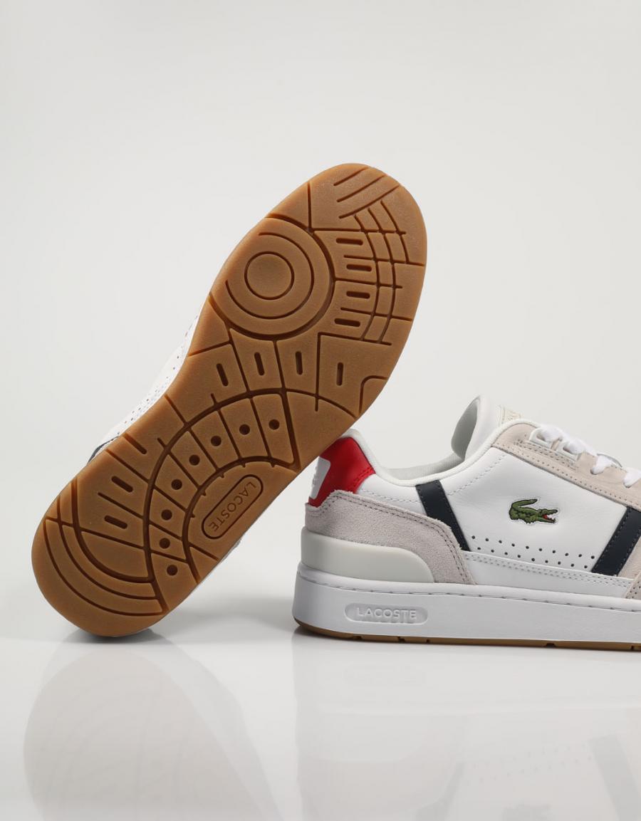 ZAPATILLAS LACOSTE T-CLIP 0120 2  SMA 40SMA0048 en color Blanco