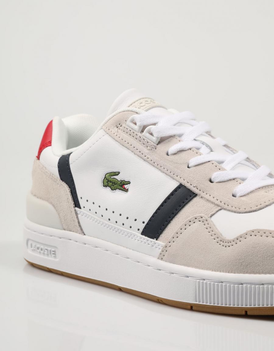 ZAPATILLAS LACOSTE T-CLIP 0120 2  SMA 40SMA0048 en color Blanco