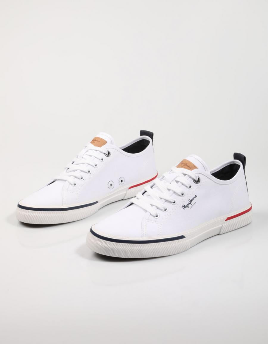 ZAPATILLAS PEPE JEANS KENTON en color Blanco