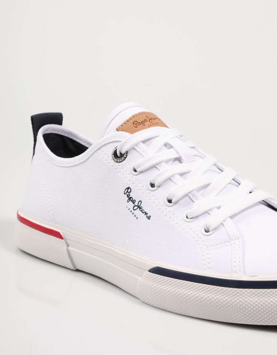 ZAPATILLAS PEPE JEANS KENTON en color Blanco