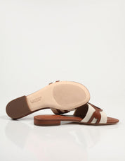 SANDALIAS POLO RALPH LAUREN ALEGRA en color Beige
