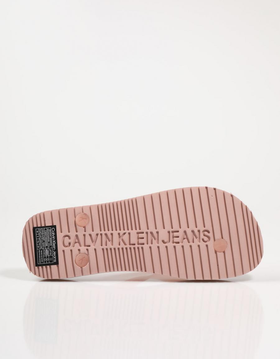 CHANCLAS CALVIN KLEIN BEACH SANDAL MONOGRAM TPU en color Rosa