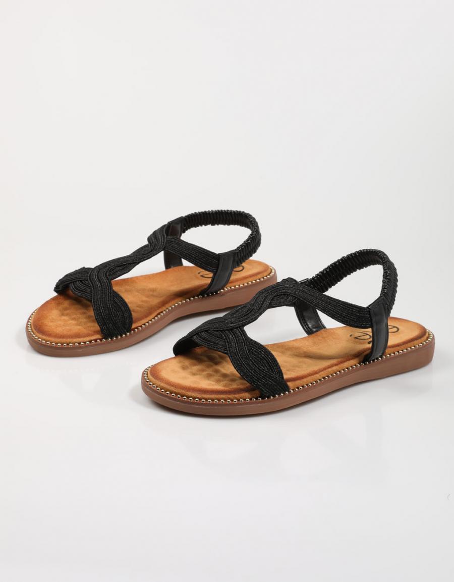 SANDALIAS EXE ZF1982 F6 en color Negro