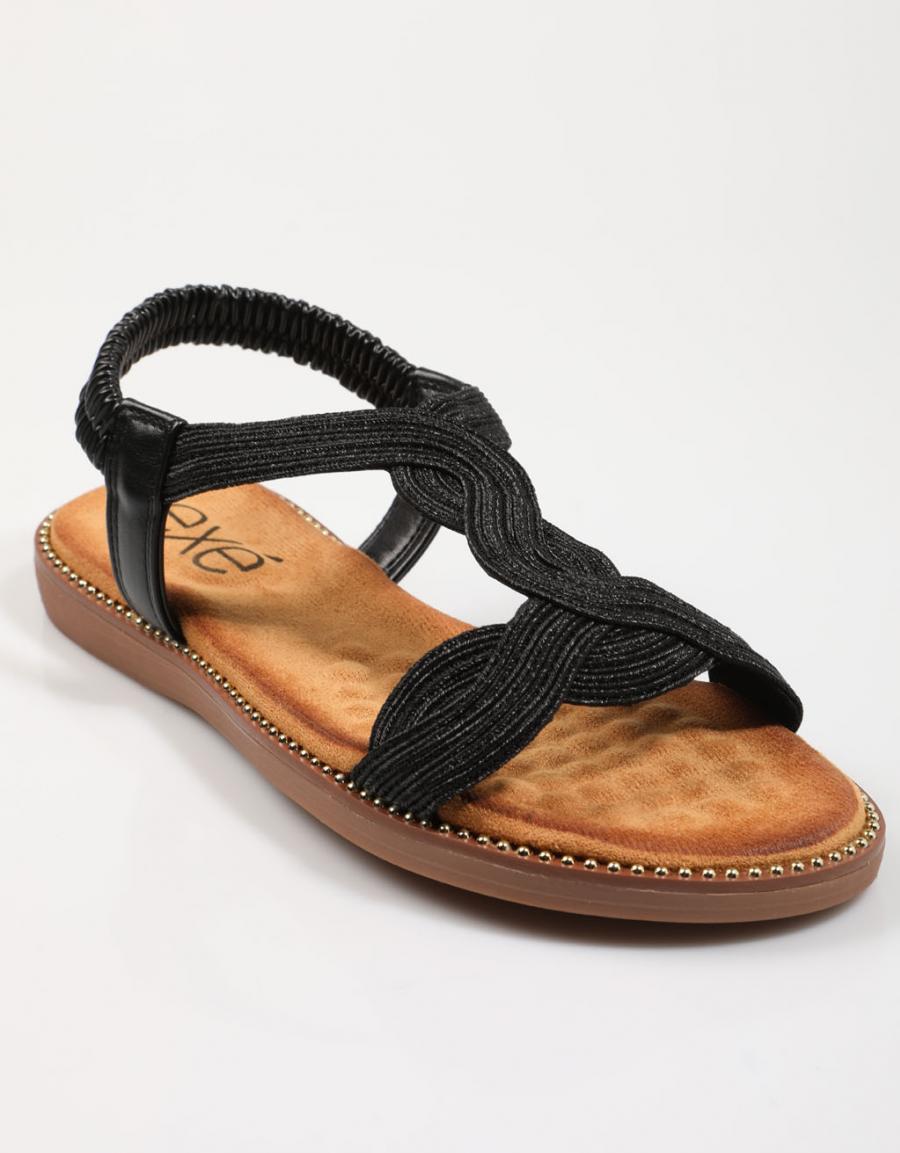 SANDALIAS EXE ZF1982 F6 en color Negro