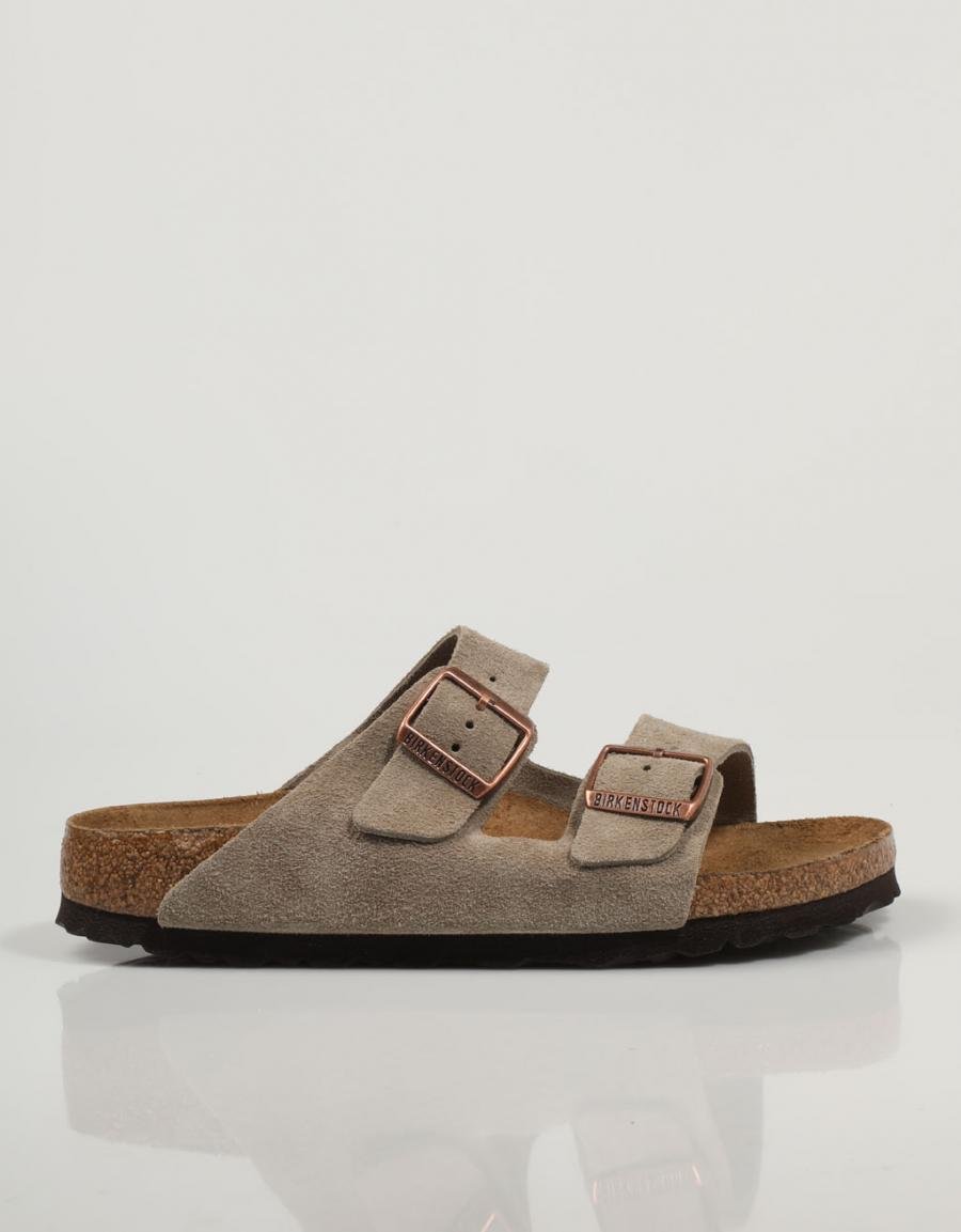SANDALIAS BIRKENSTOCK ARIZONA SFB SUEDE en color Taupe