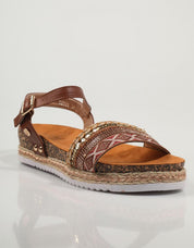 SANDALIAS ISTERIA 22059 en color Cuero