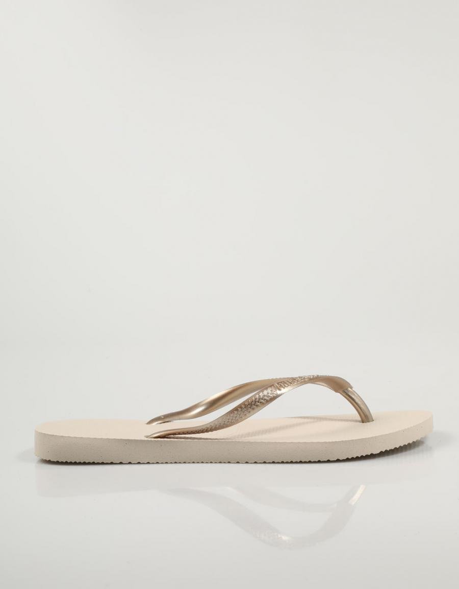 CHANCLAS HAVAIANAS SLIM en color Beige