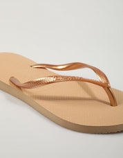 CHANCLAS HAVAIANAS SLIM en color Platino