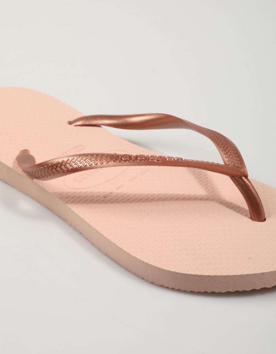 CHANCLAS HAVAIANAS SLIM en color Rosa