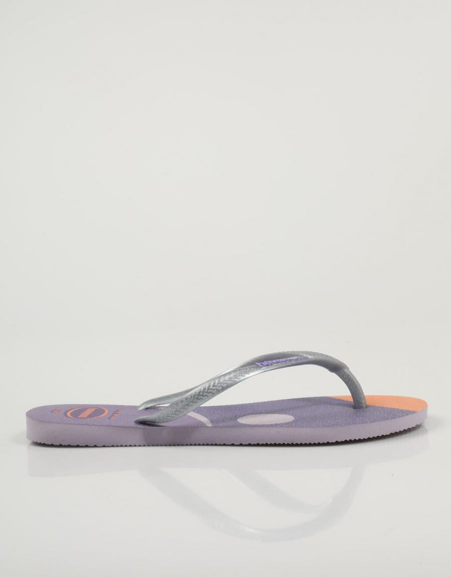 CHANCLAS HAVAIANAS SLIM en color Morado