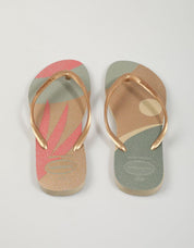 CHANCLAS HAVAIANAS SLIM en color Oro