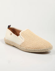 ESPARDEÑAS VERBENAS TROY REJILLA / PARIS en color Beige
