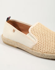 ESPARDEÑAS VERBENAS TROY REJILLA / PARIS en color Beige