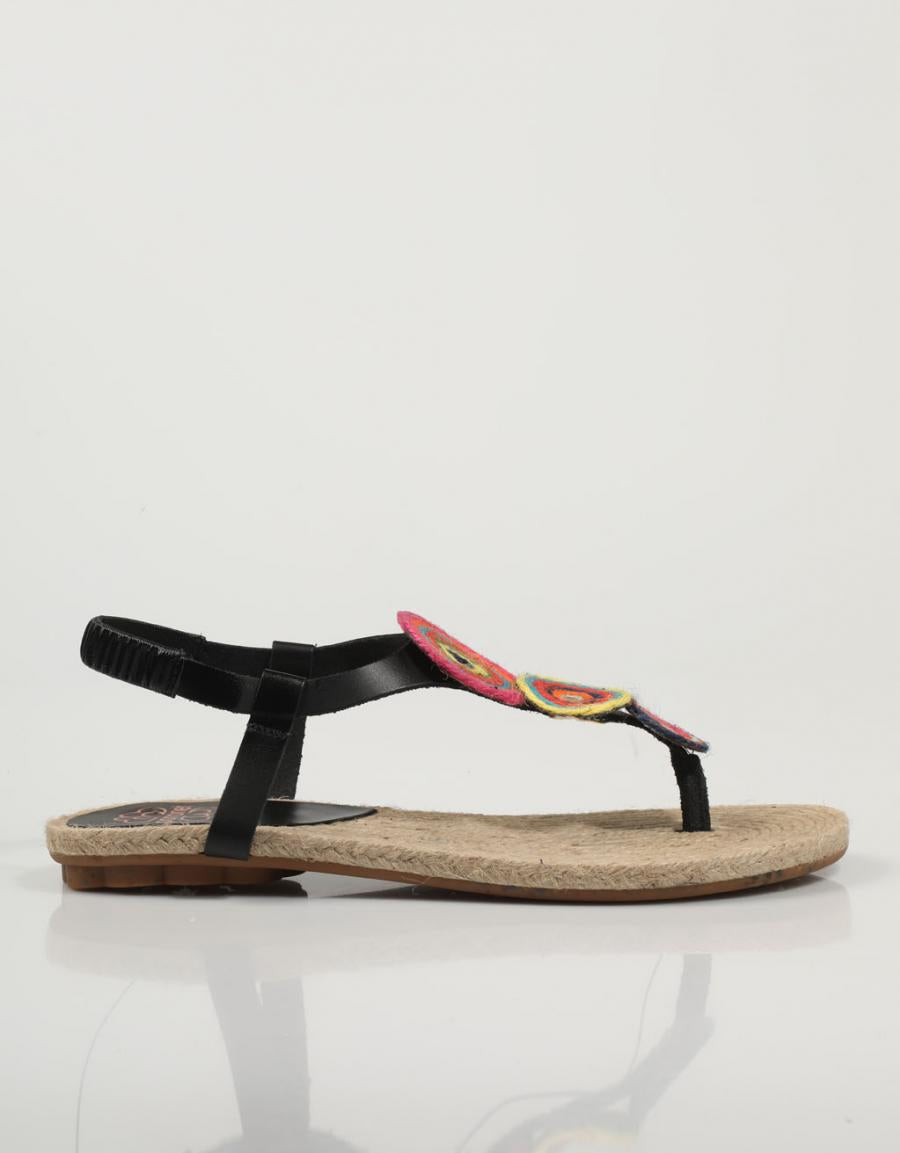 SANDALIAS PORRONET 2802 en color Negro
