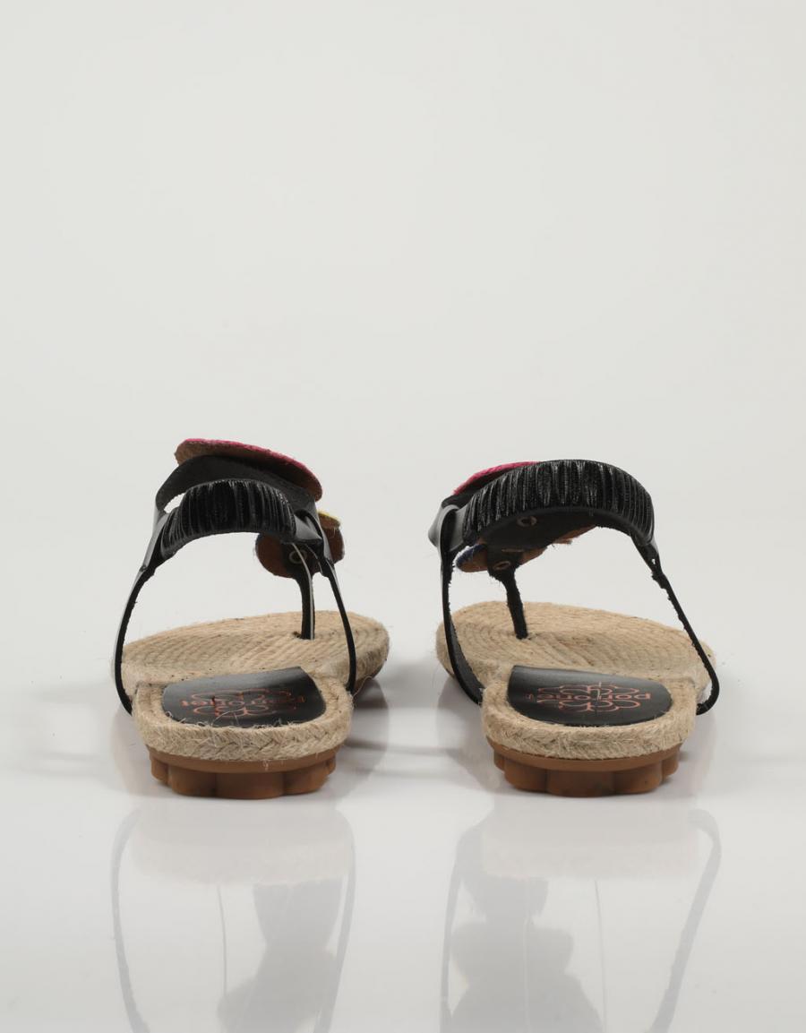 SANDALIAS PORRONET 2802 en color Negro